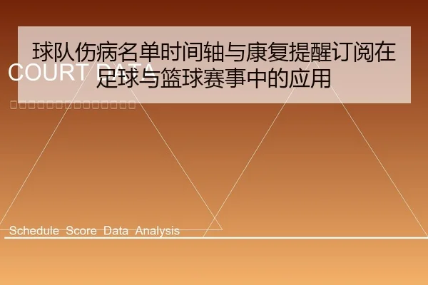 球队伤病名单时间轴与康复提醒订阅在足球与篮球赛事中的应用